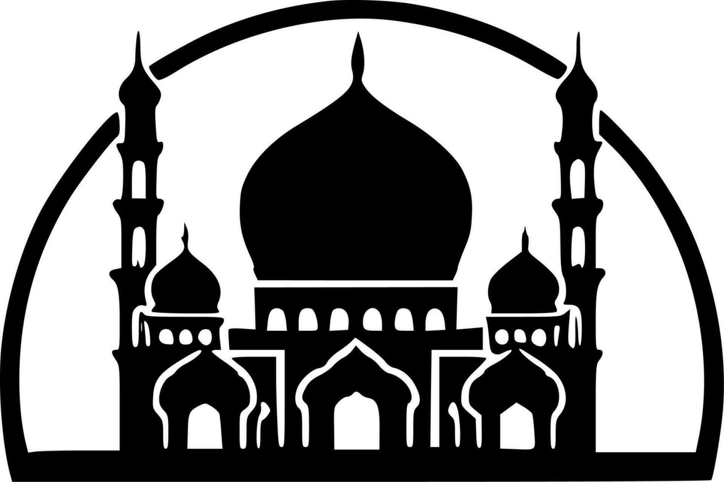 Islam - Minimalist and Flat Logo - Vector illustration