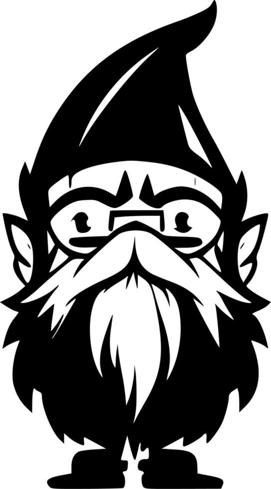 gnomos, minimalista y sencillo silueta - vector ilustración