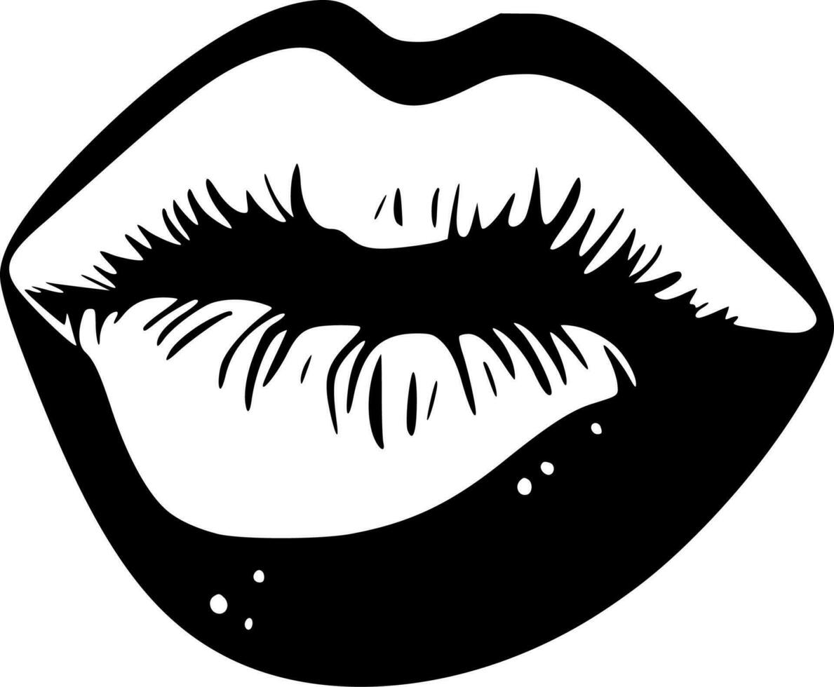 Lips - High Quality Vector Logo - Vector illustration ideal for T-shirt graphic