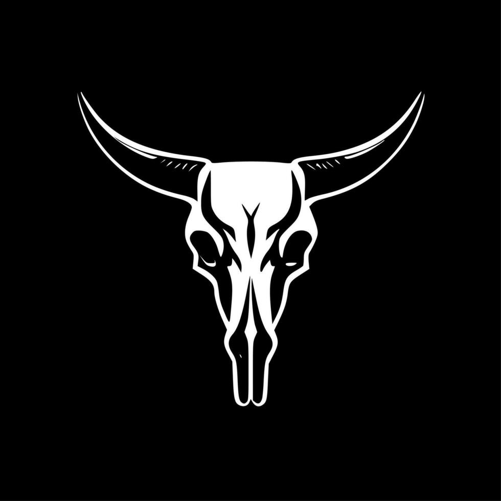 Cow Skull - High Quality Vector Logo - Vector illustration ideal for T-shirt graphic