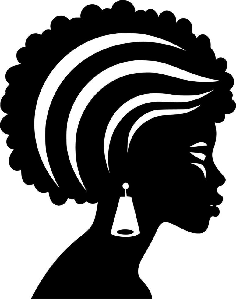 African - Minimalist and Flat Logo - Vector illustration