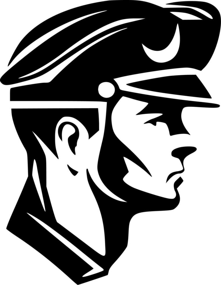 militar - alto calidad vector logo - vector ilustración ideal para camiseta gráfico