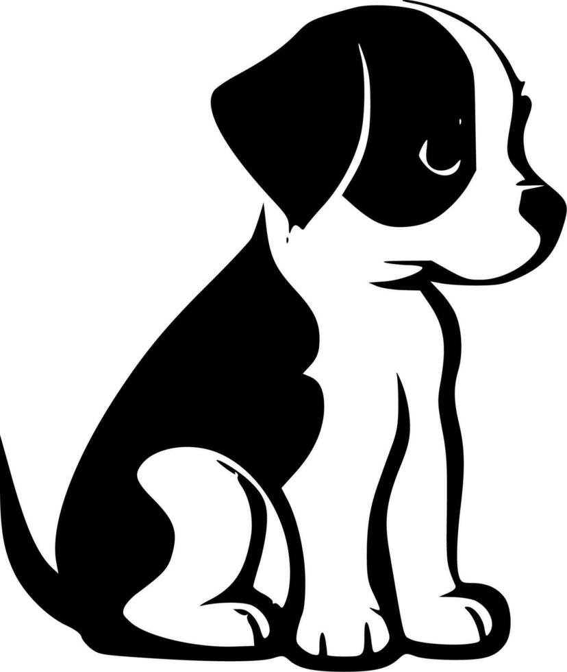 Puppy - High Quality Vector Logo - Vector illustration ideal for T-shirt graphic