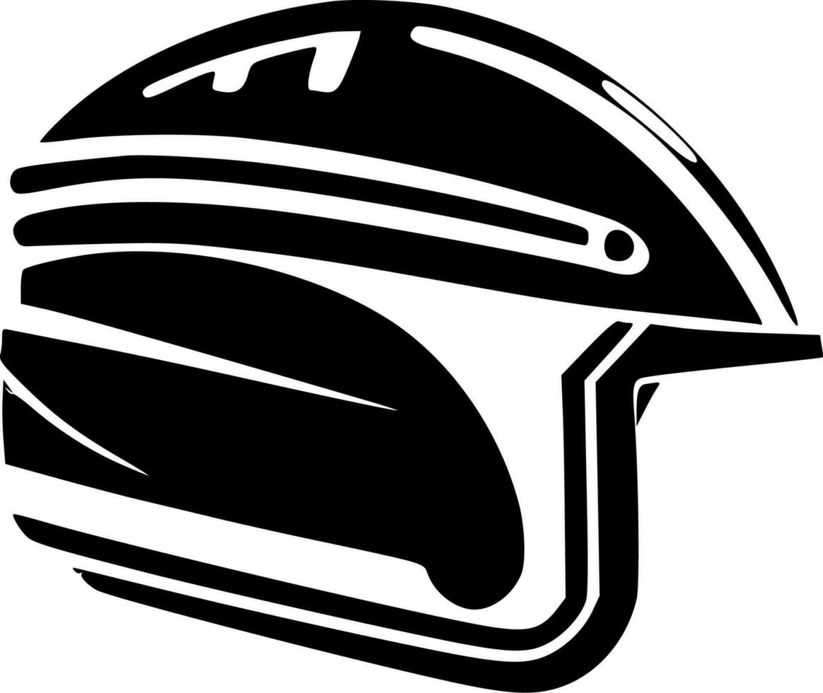 Helmet - High Quality Vector Logo - Vector illustration ideal for T-shirt graphic