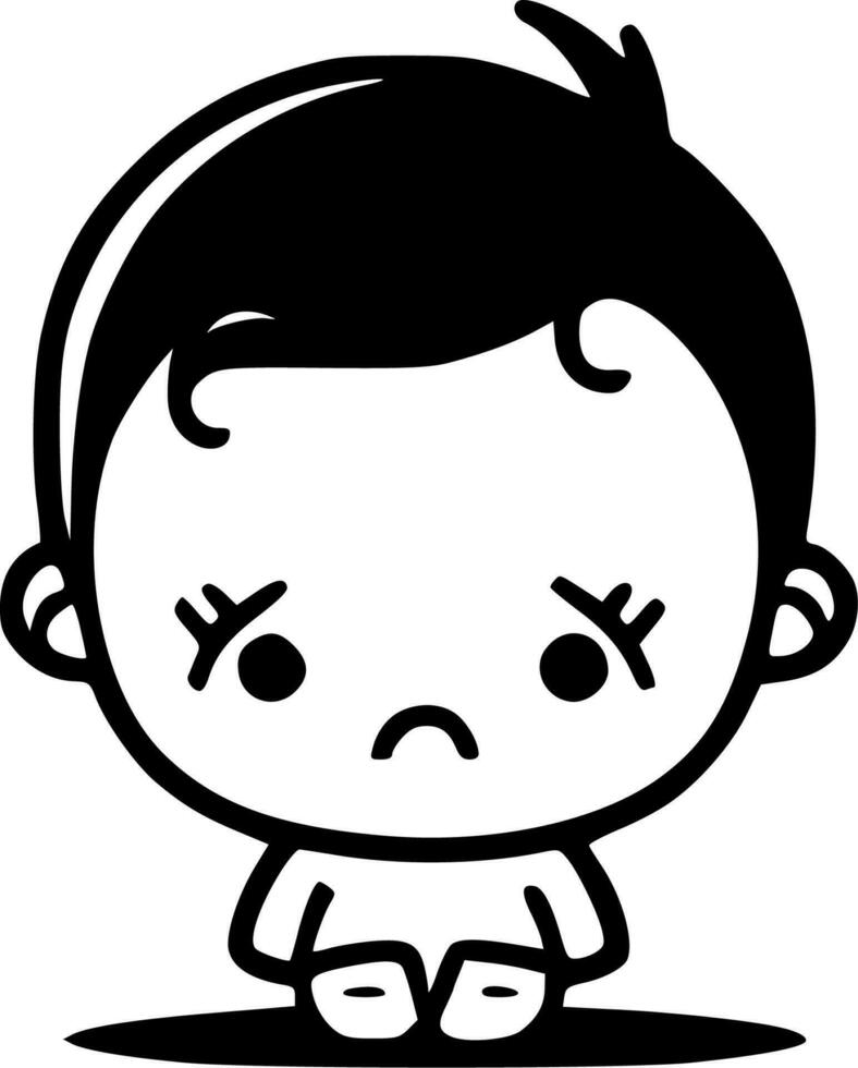 Baby - Minimalist and Flat Logo - Vector illustration