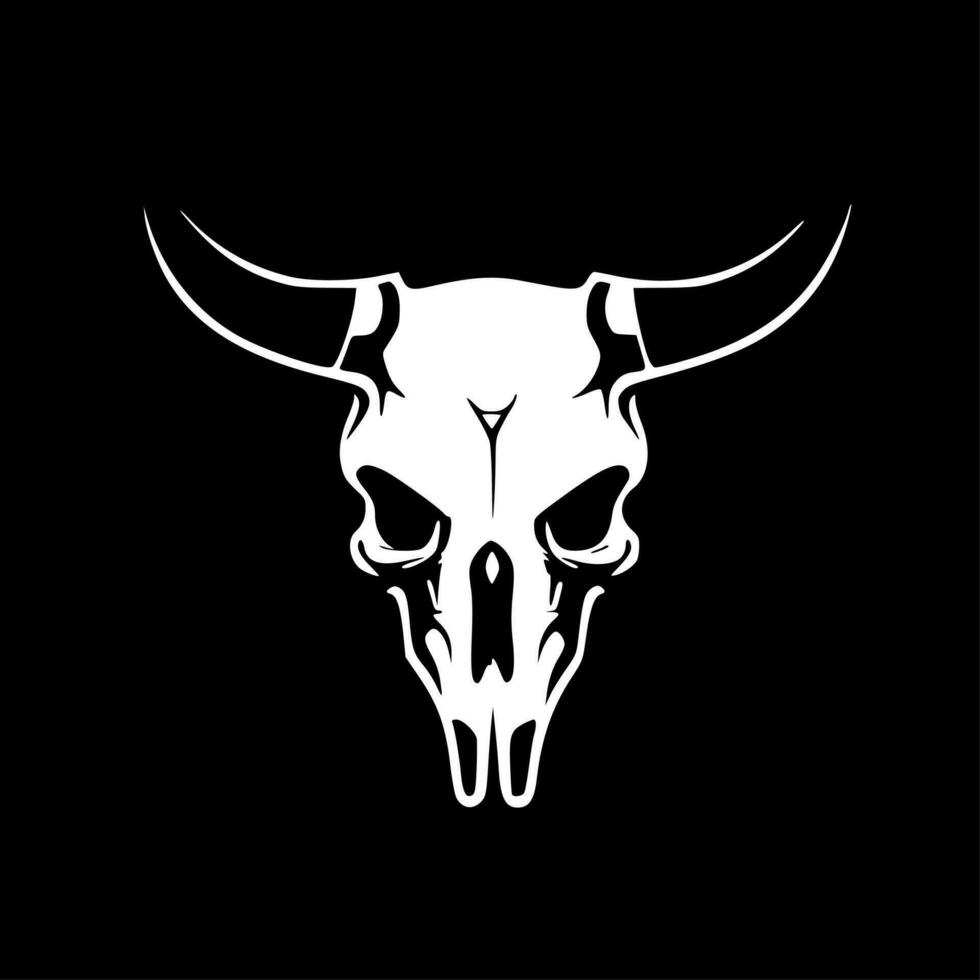 Cow Skull - High Quality Vector Logo - Vector illustration ideal for T-shirt graphic