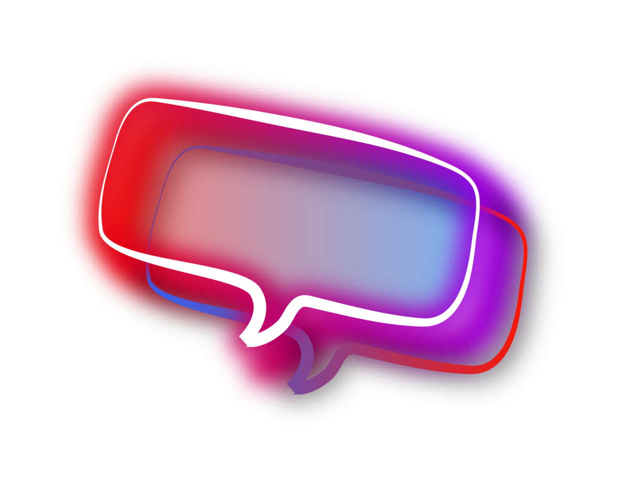 bubble speech label png