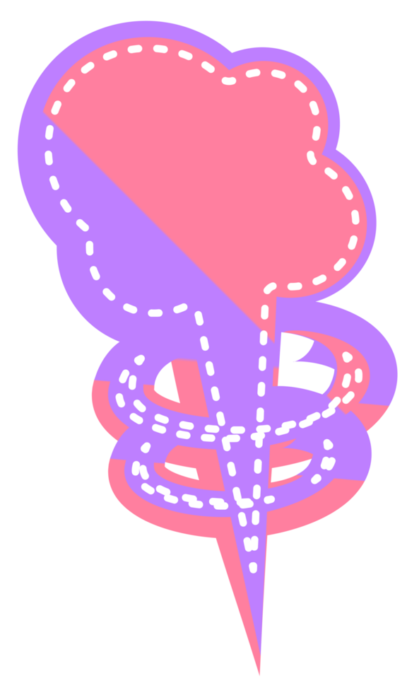 bubble speech label png