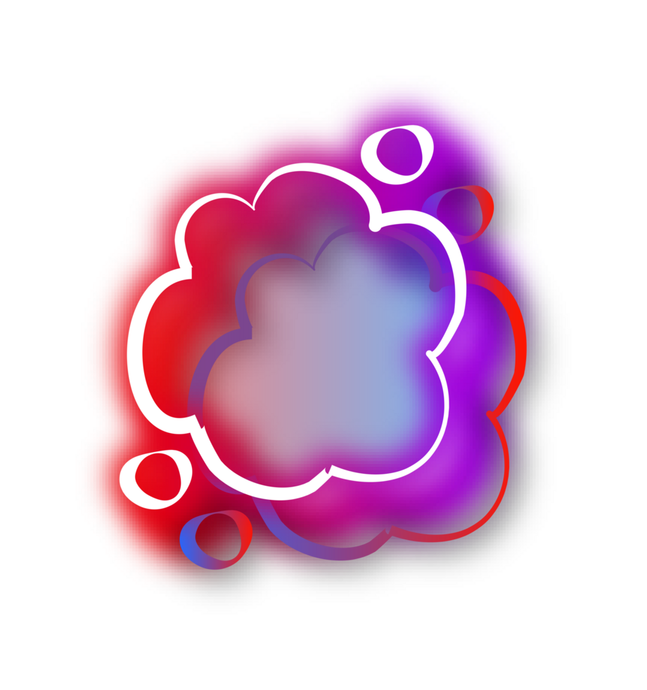 bubble speech label png