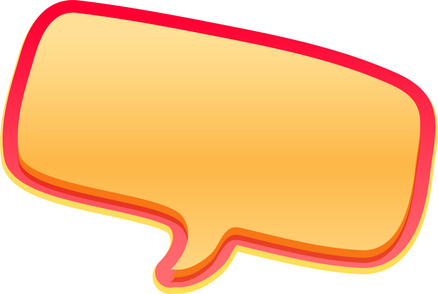 bubble speech label png