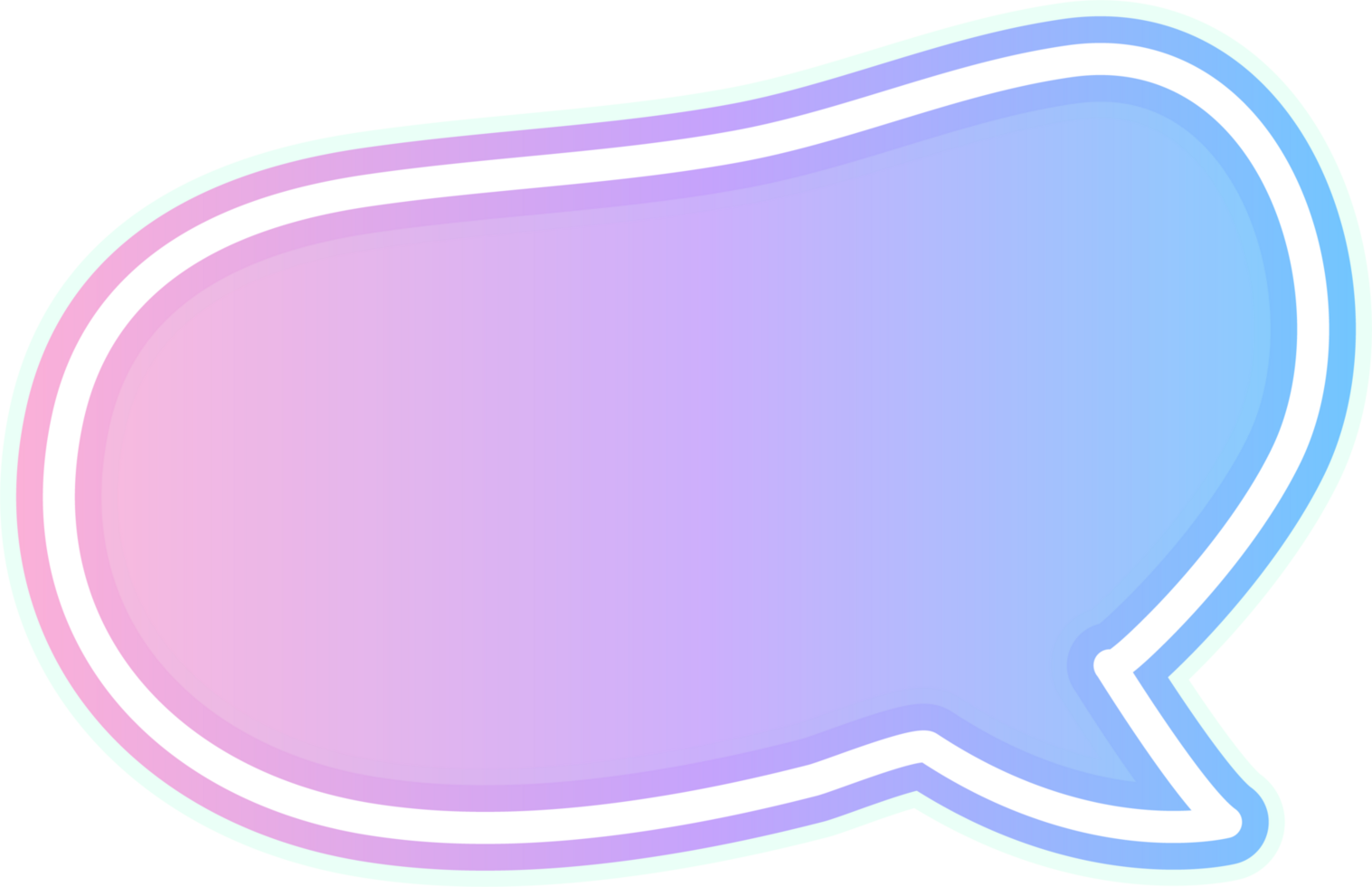 bubble speech label png