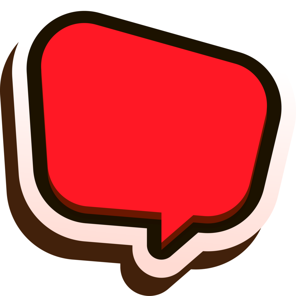 bubble speech label png