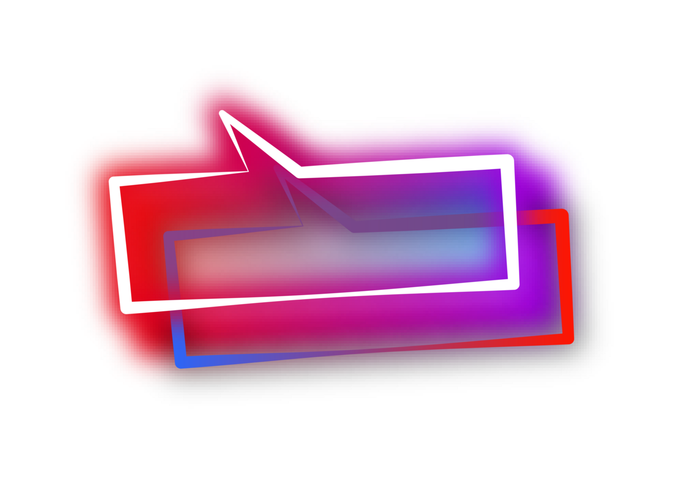 bubble speech label png