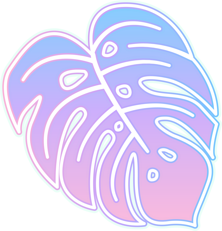 hand draw leaf png