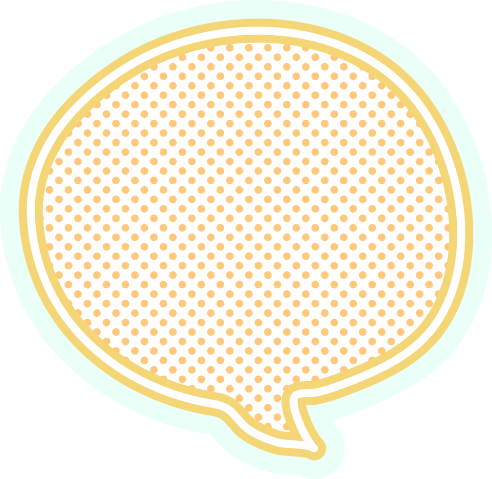 bubble speech label png