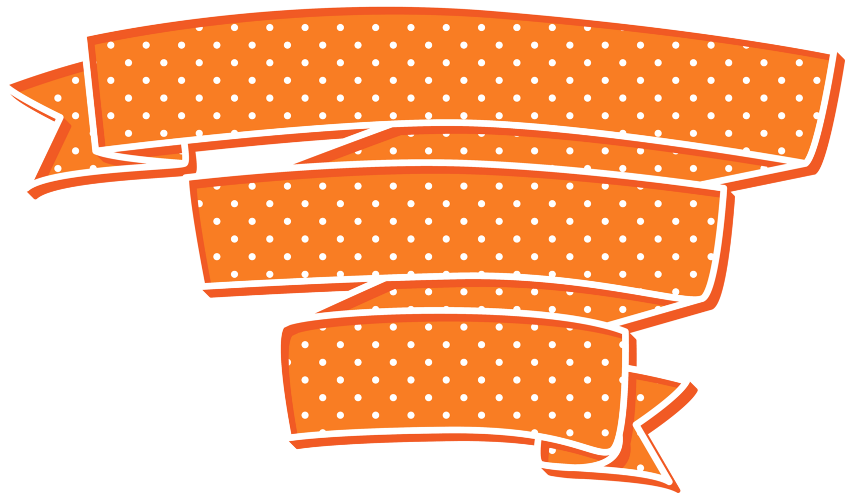 ribbon shape banner png