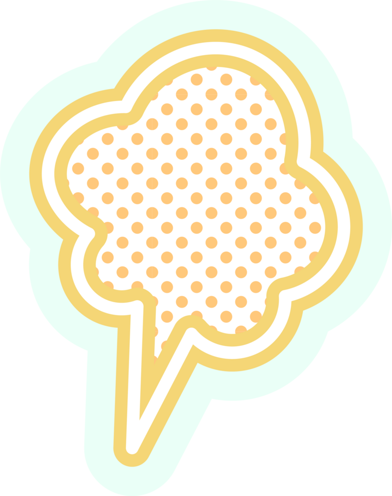 bubble speech label png