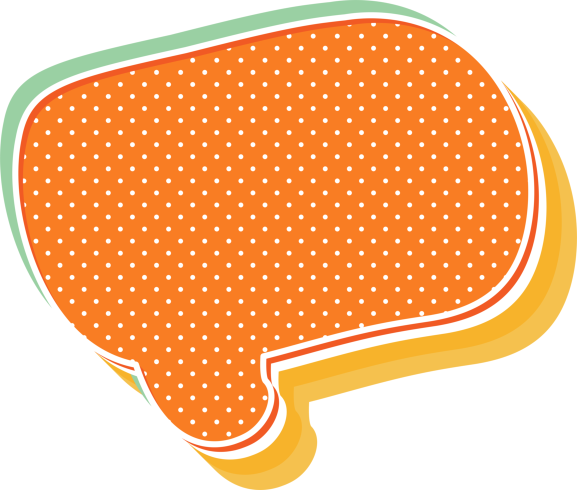 bubble speech label png