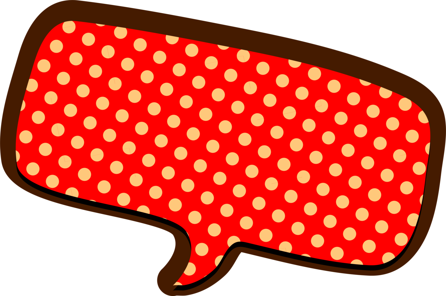 bubble speech label png