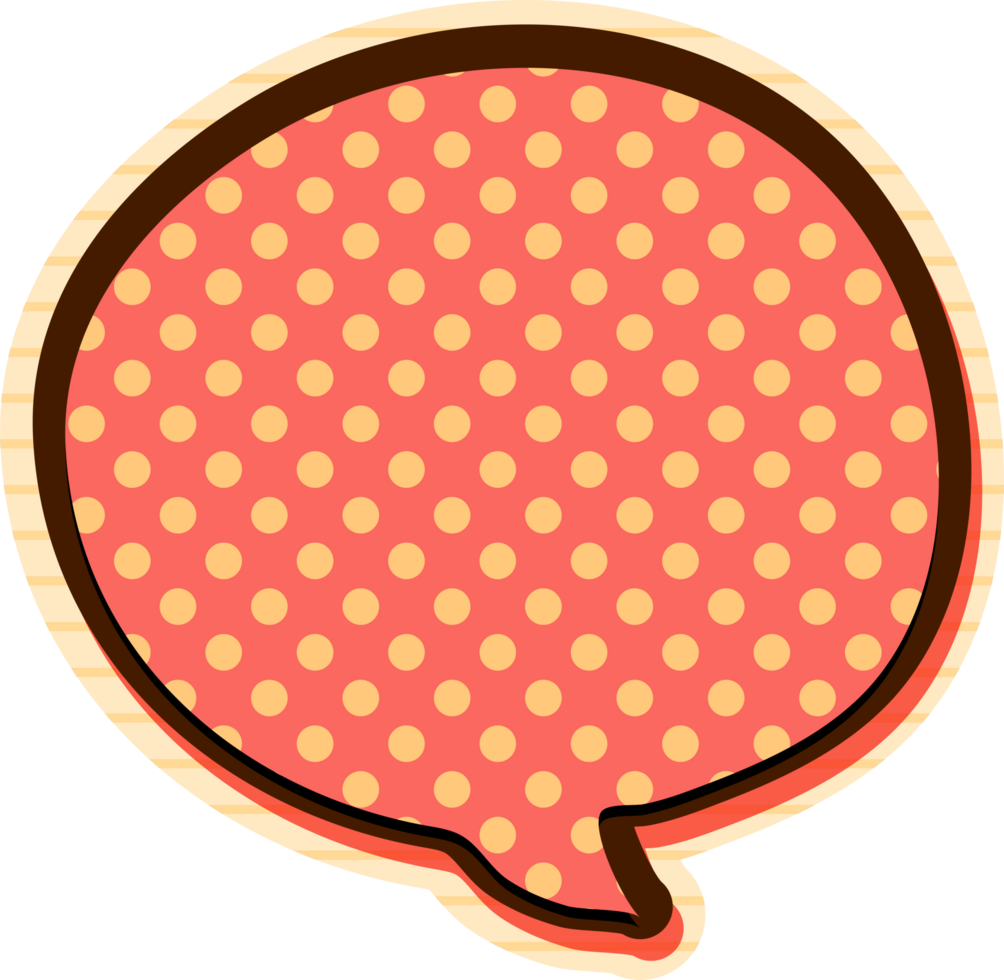 bubble speech label png