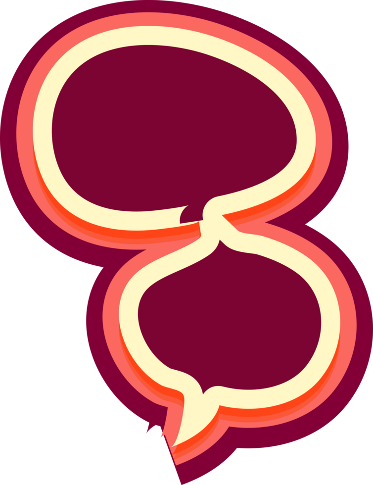 bubble speech label png