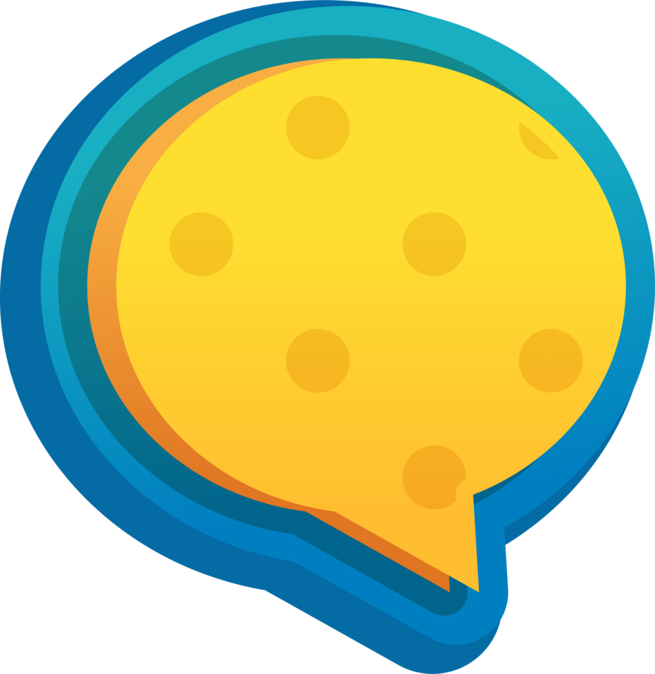 bubble speech label png