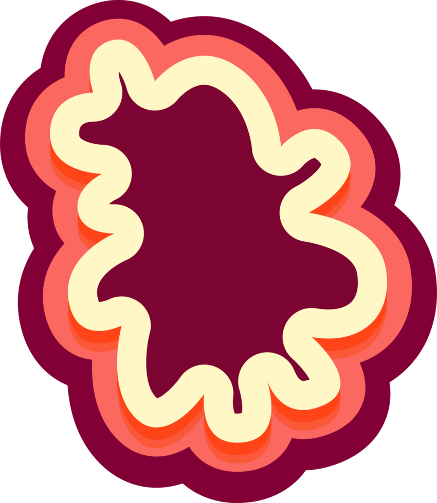 bubble speech label png