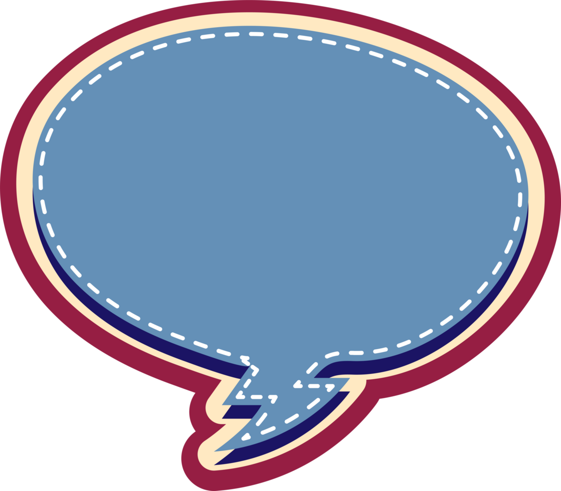 bubble speech label png