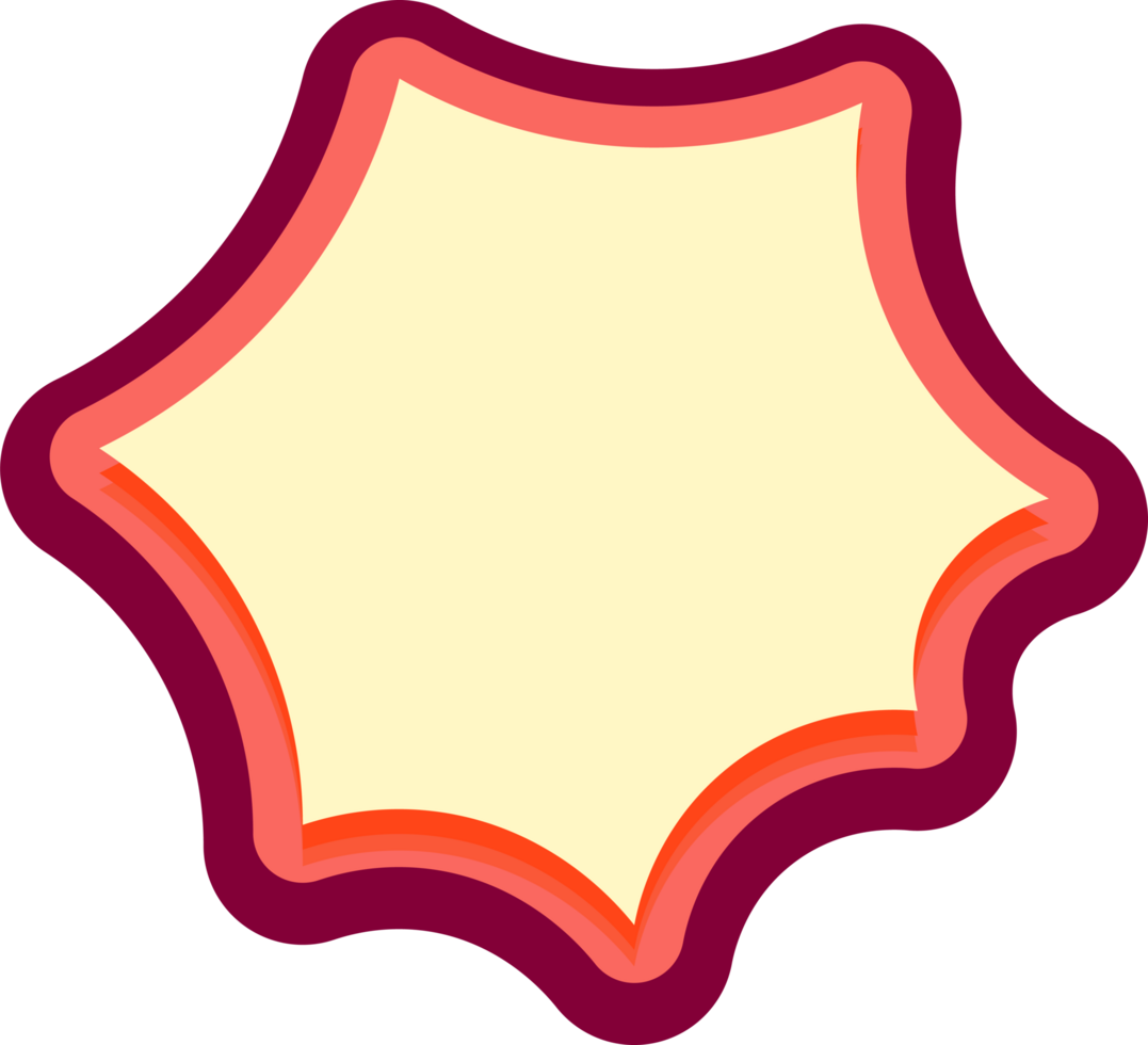 bubble speech label png