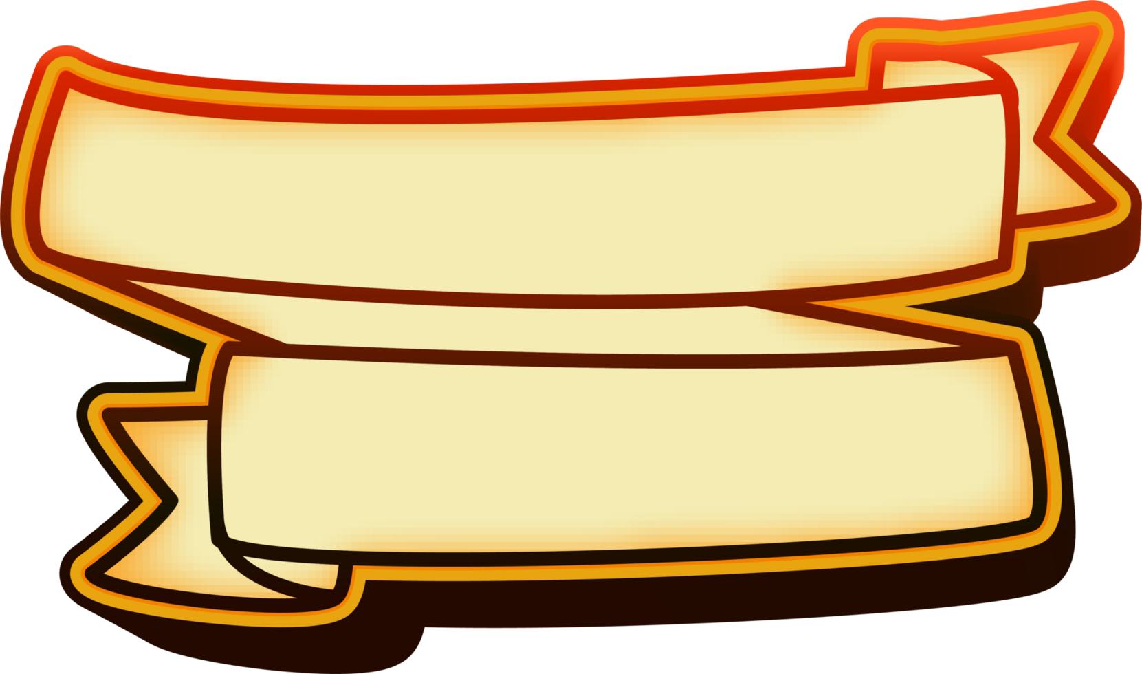 ribbon shape banner png