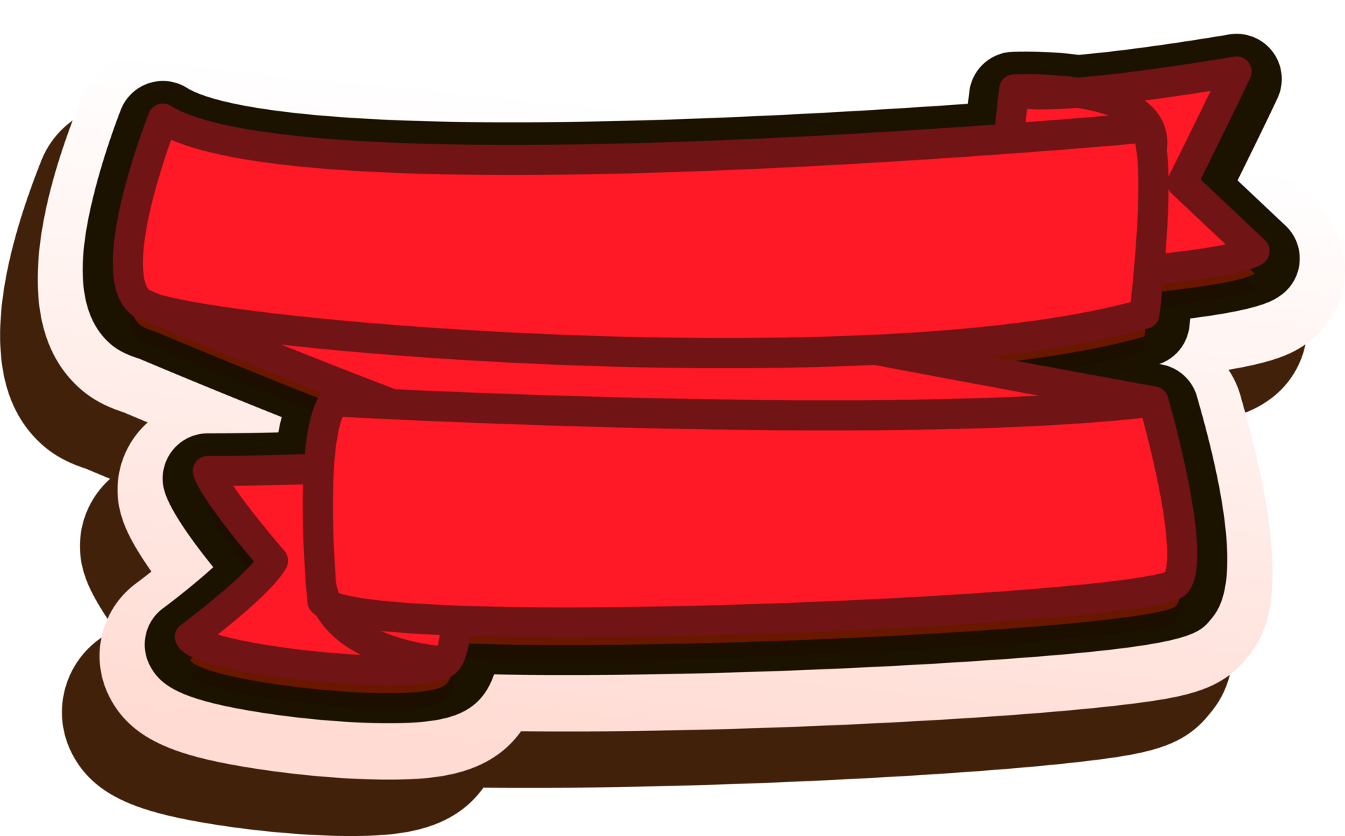 ribbon shape banner 24165697 PNG