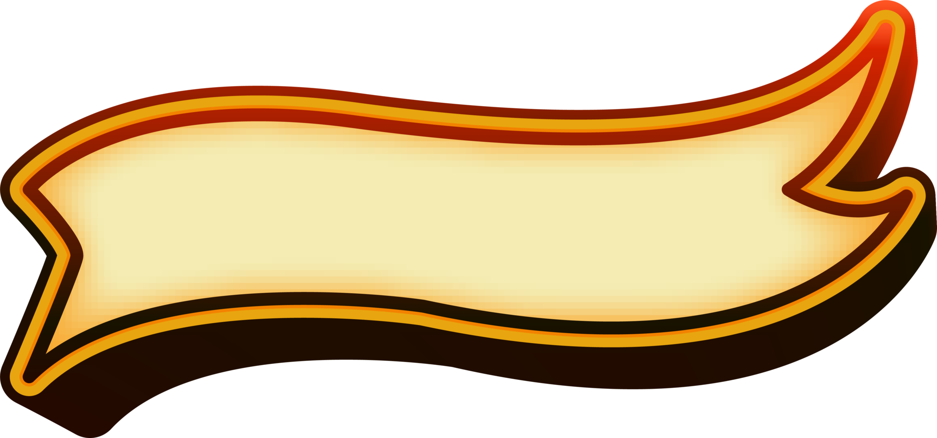 ribbon shape banner 24165721 PNG