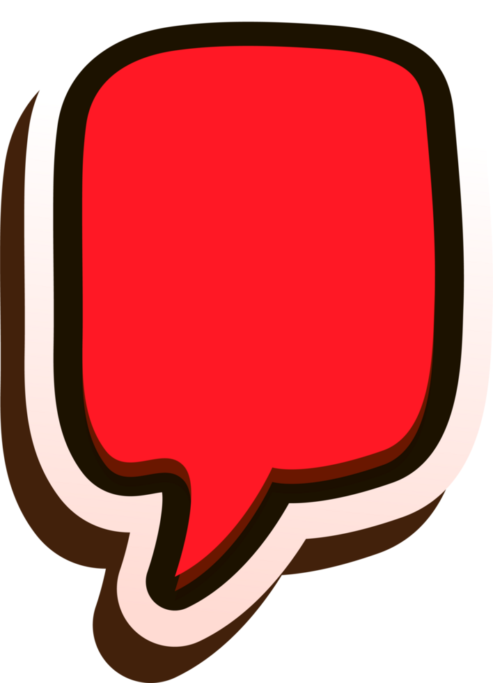 bubble speech label png