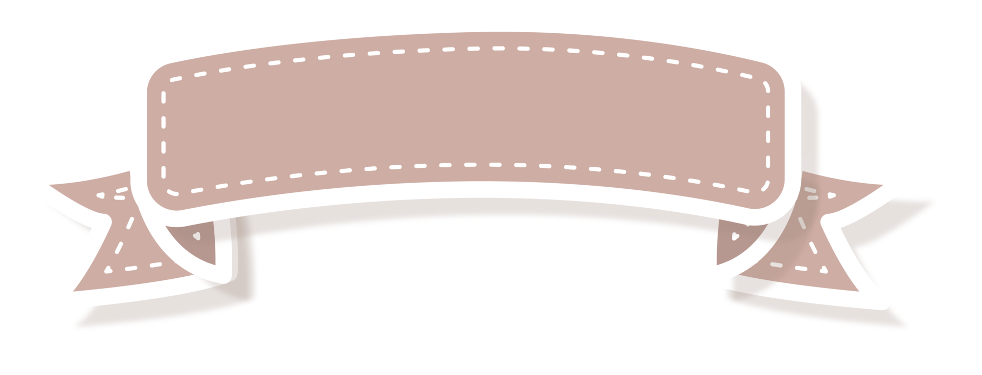 ribbon shape banner png