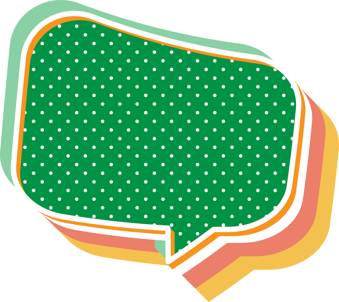 bubble speech label png