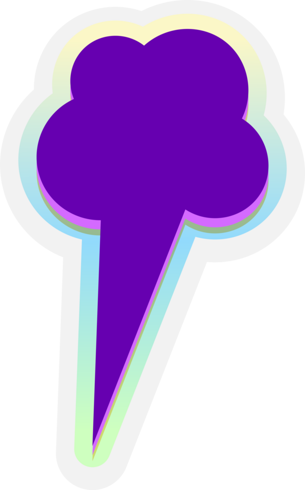 bubble speech label png