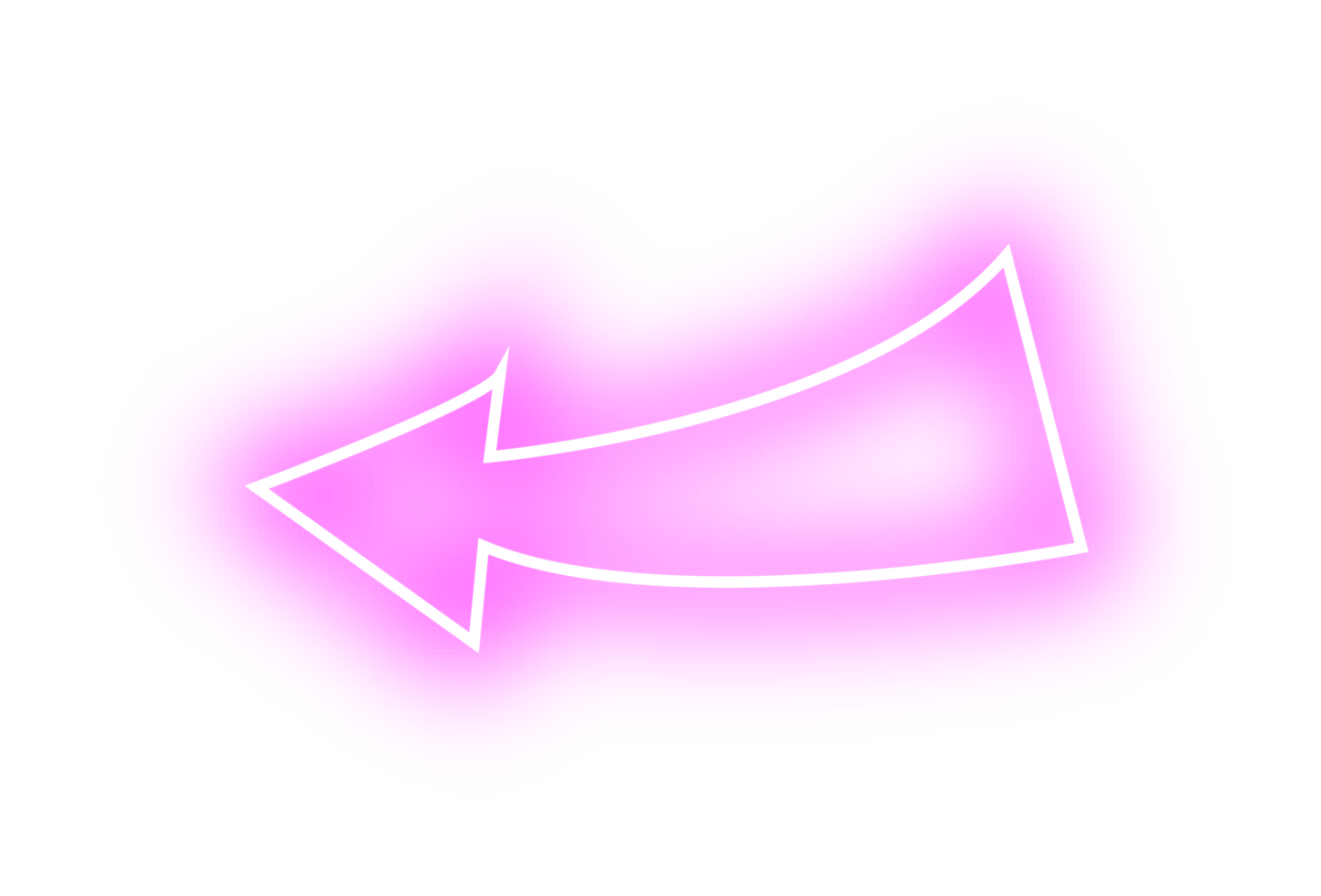 neon bubble speech label png