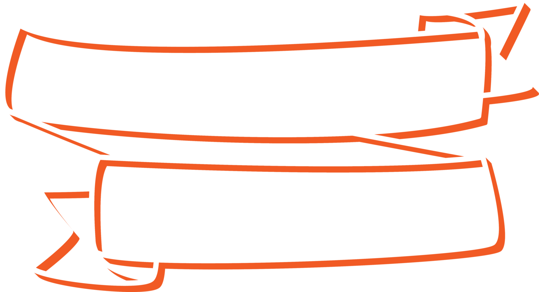 ribbon shape banner png