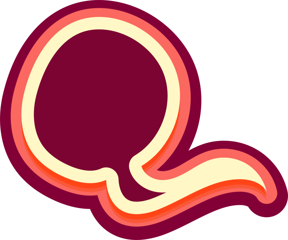 bubble speech label png