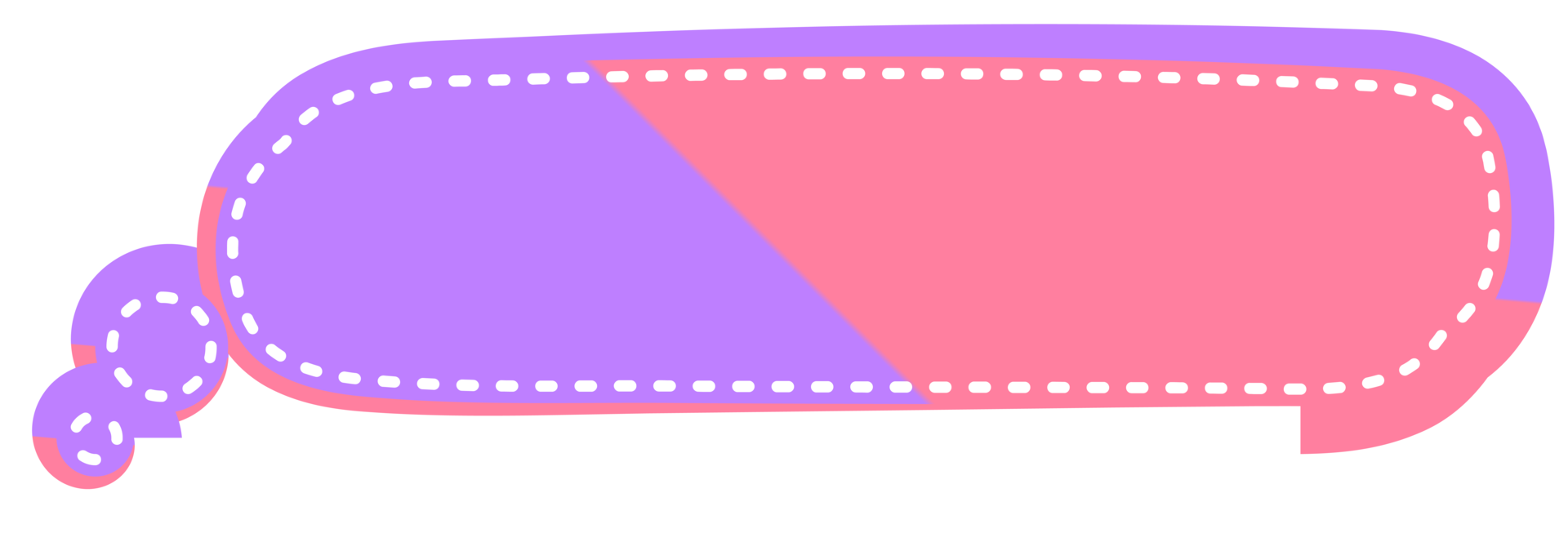 bubble speech label png