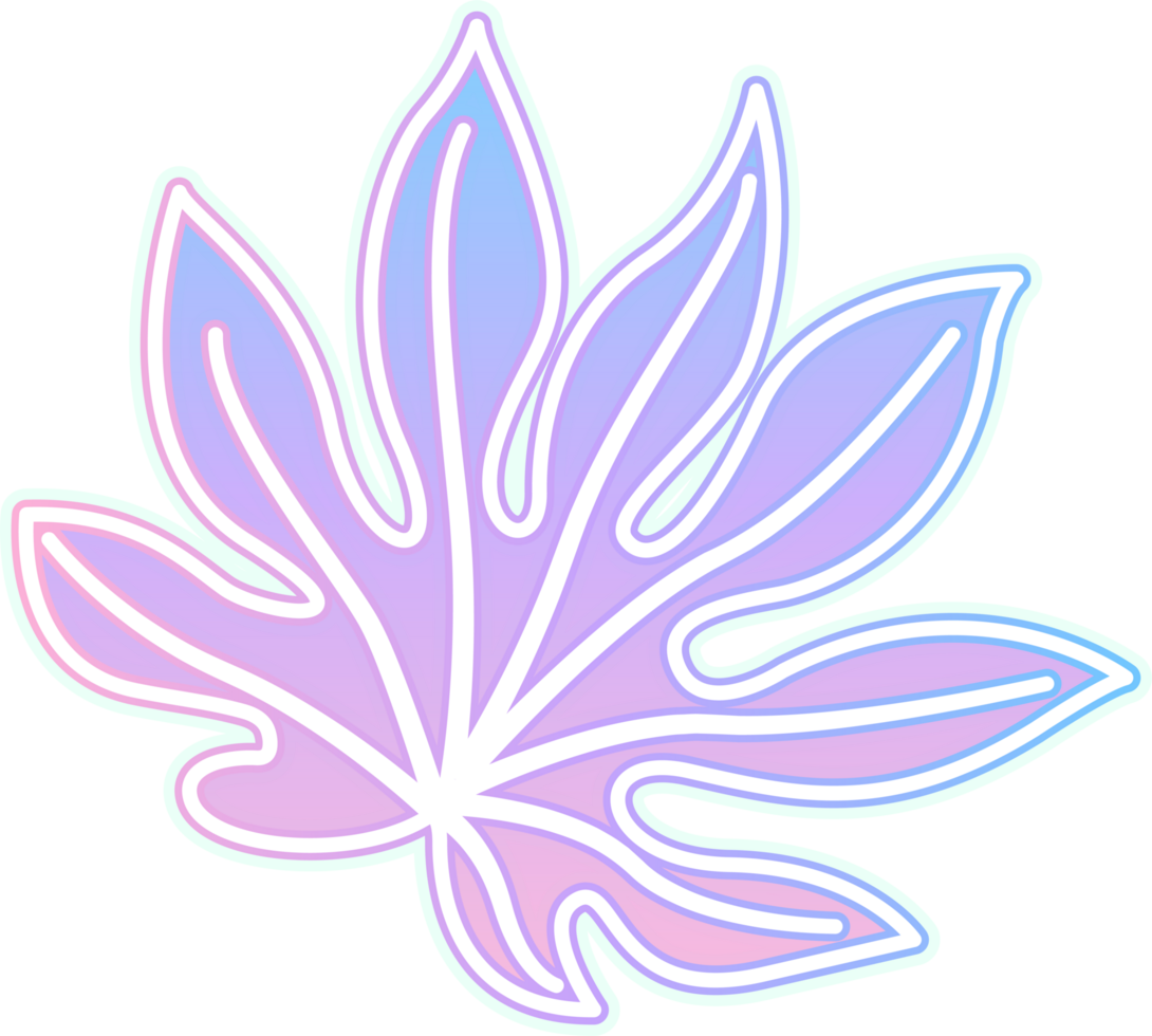 hand draw leaf png