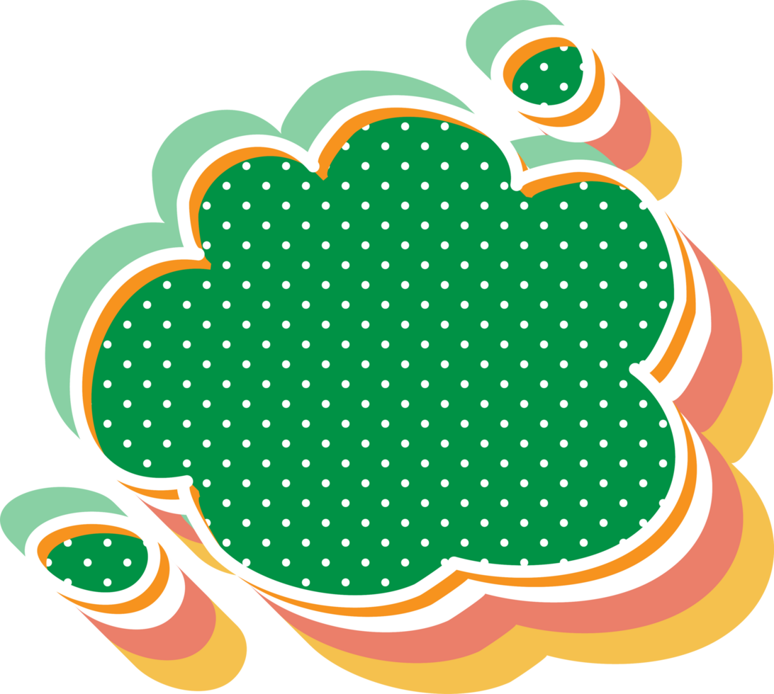 bubble speech label png