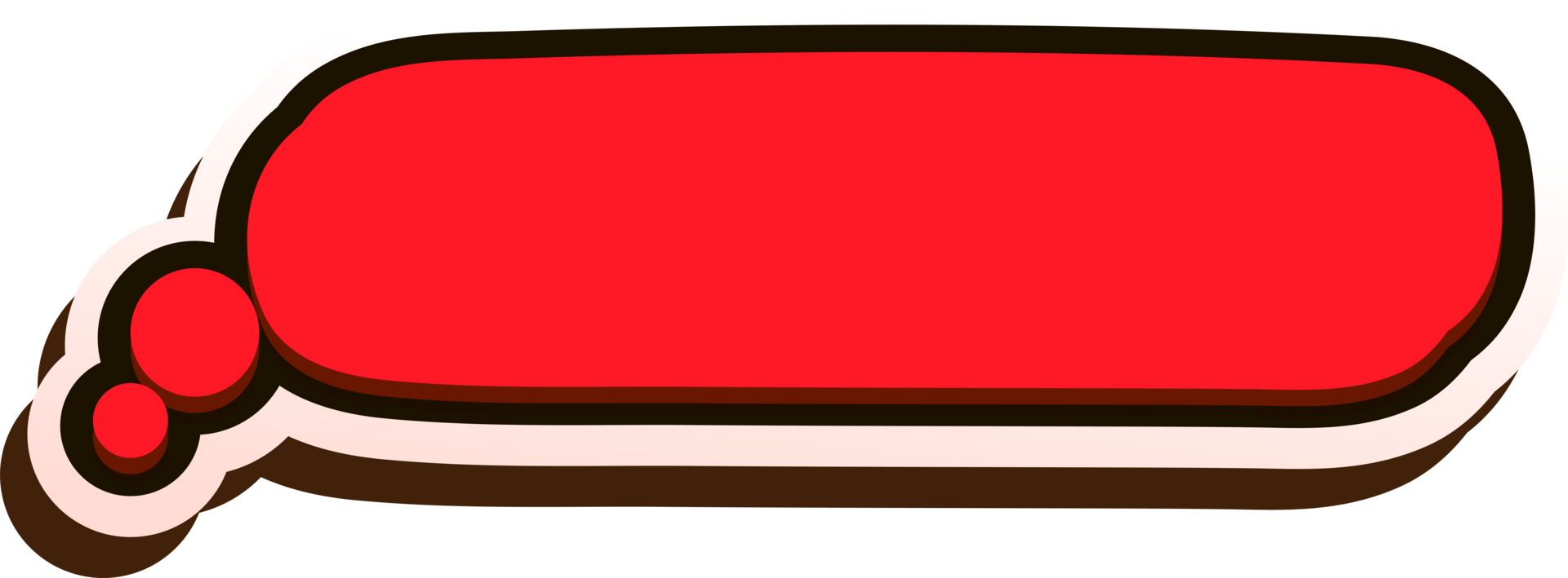 bubble speech label png