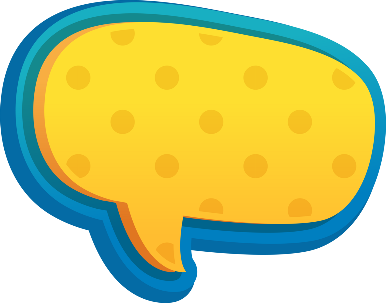 bubble speech label png
