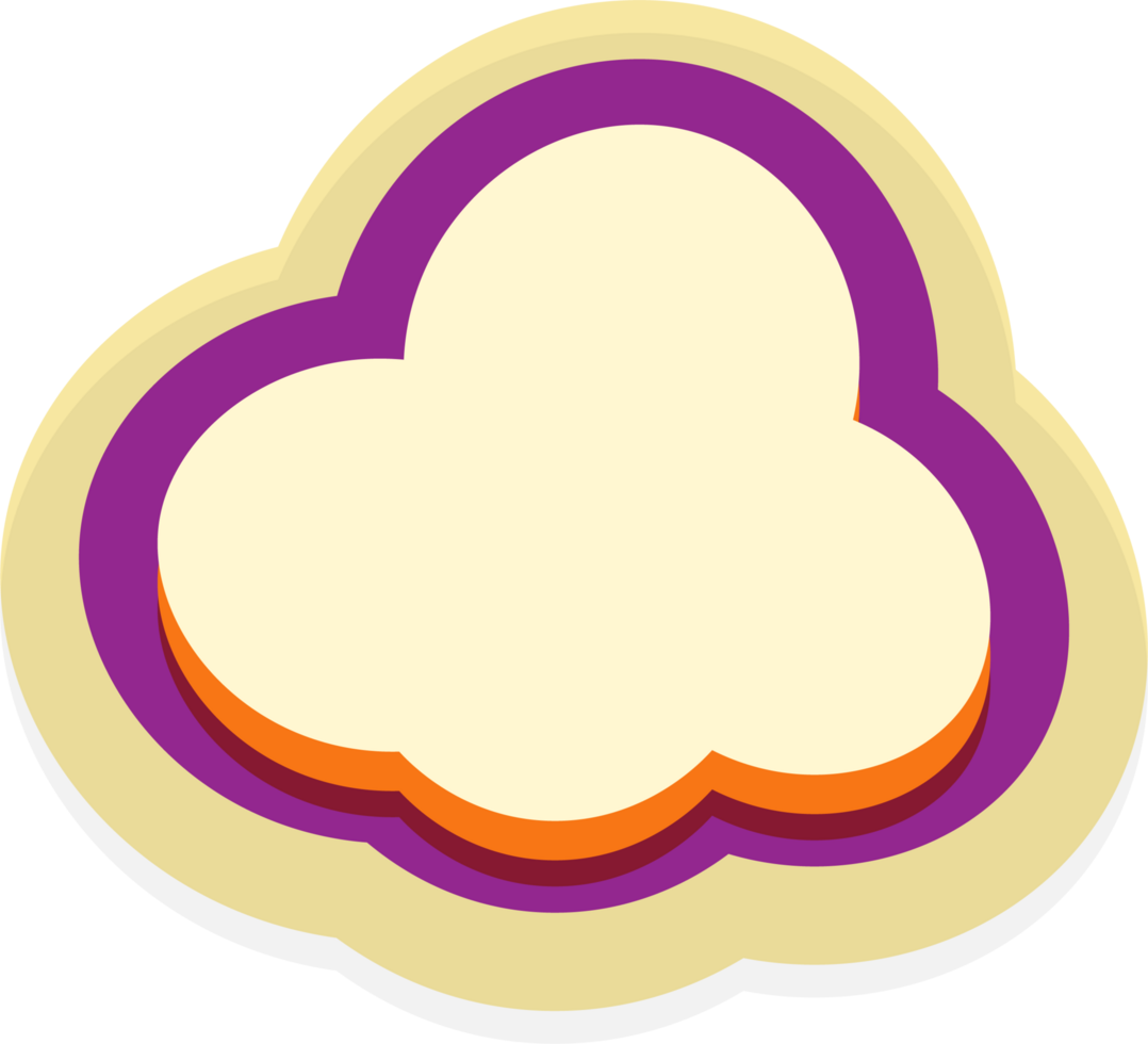 bubble speech label png