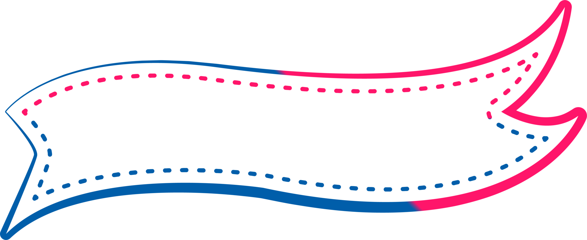 ribbon shape banner png