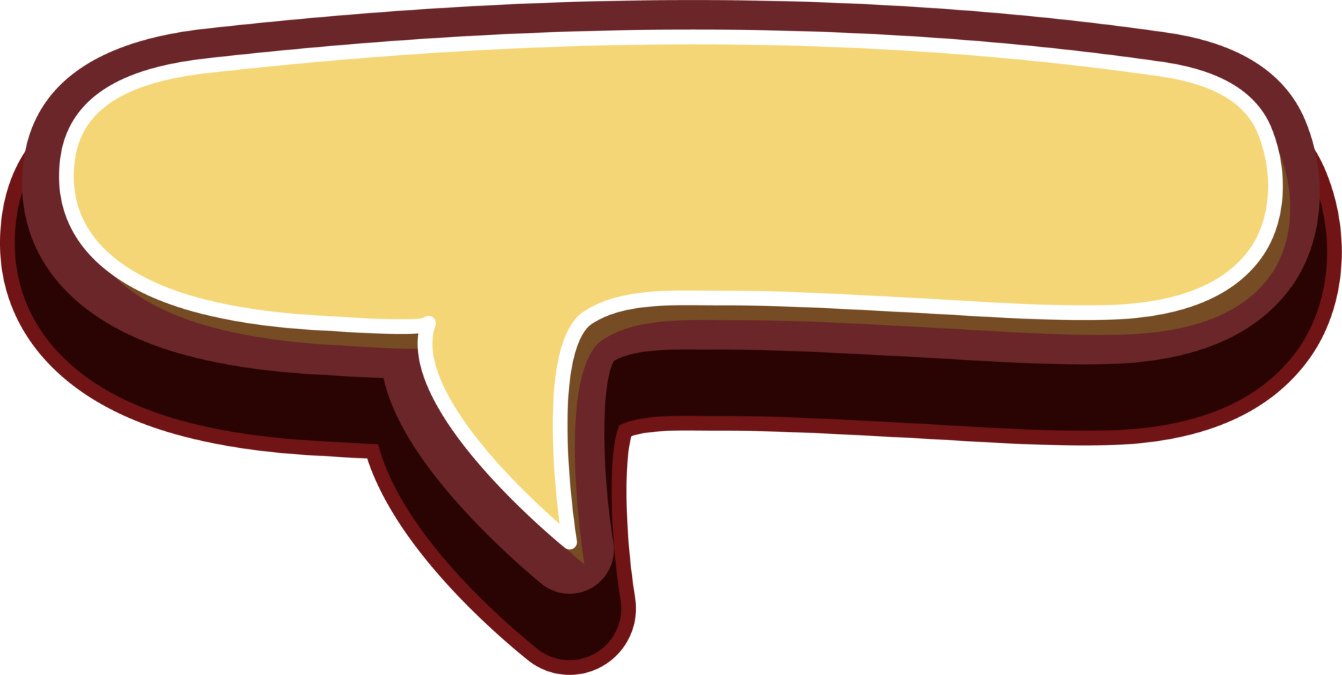 bubble speech label png