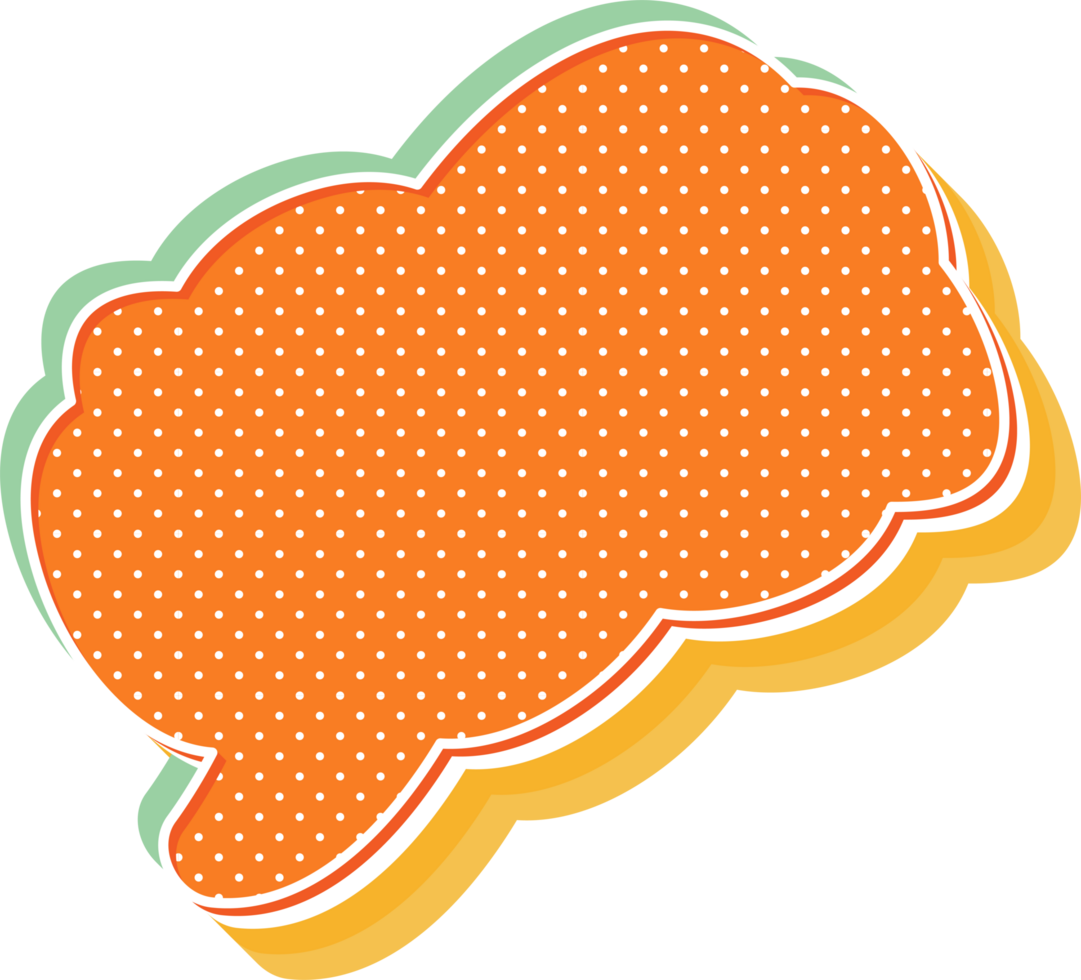 bubble speech label png