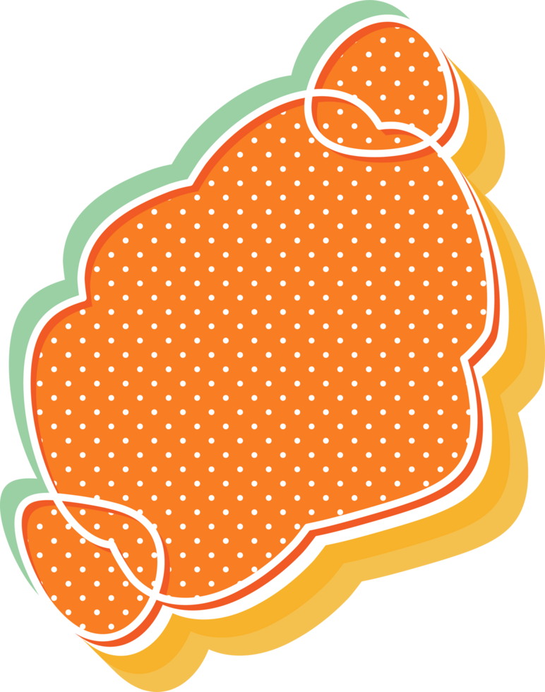 bubble speech label png