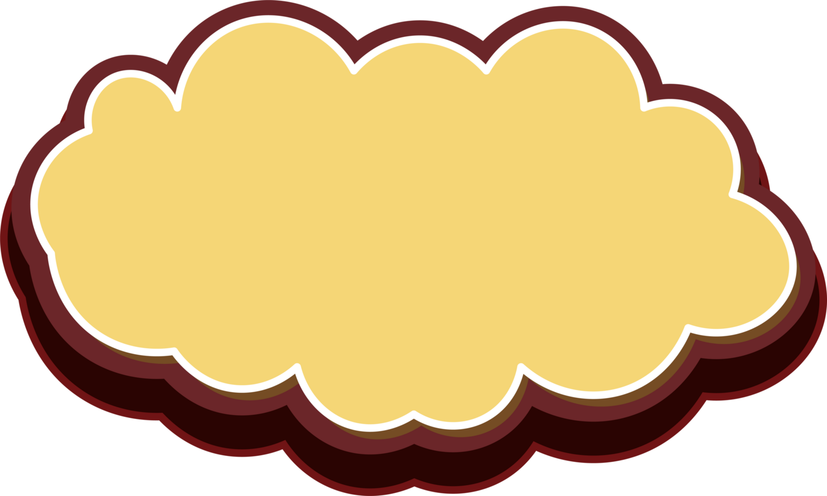 bubble speech label png